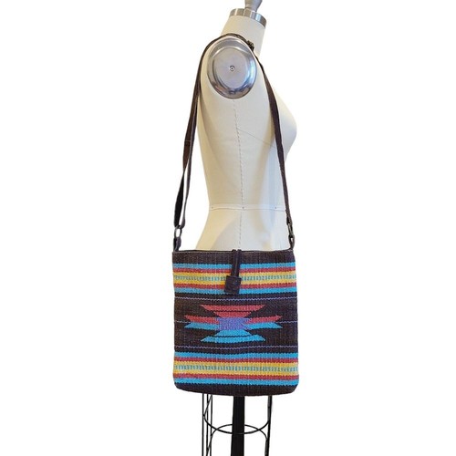 Western Christian Livingston Crossbody Brown Aztec Cowgirl Handbag Purse