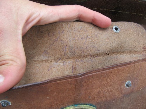 VTG WW2 WWII GERMAN WEHRMACHT OFFICER LEATHER DOCUMENTS HAND BAG MILITARY DECOR - Picture 5 of 10