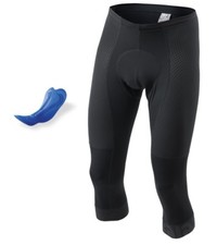Tights + pad pure  black biker pants cyclist 