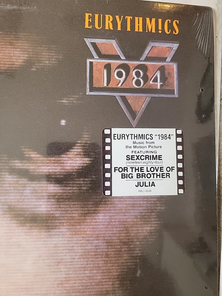 EURYTHMICS 1984 Sealed New"FOR THE LOVE OF BIG BROTHER" 1984 RCA ORIG PRESSING  - Image 2 of 4