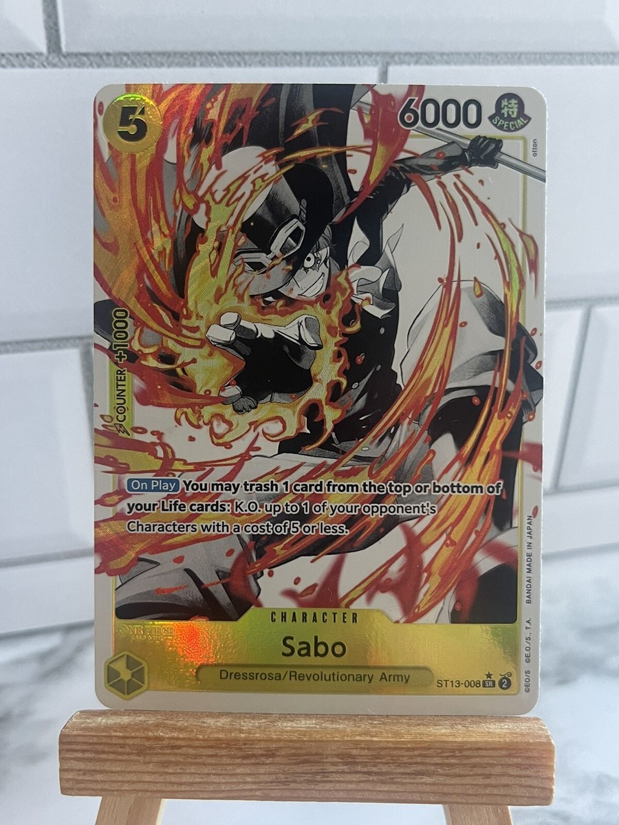 One Piece TCG Sabo ST13-008 Alt Art AA English Ultra Deck: The