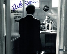 MIKE STARR Signed ED WOOD Movie 8x10 PHOTO George Weiss with Johnny Depp SS COA