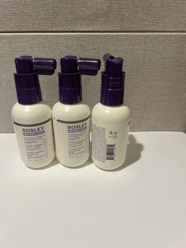 Estojo completo Bosley Professional Strength volumizing espessamento nutritivo leave-in - Imagem 4 de 4