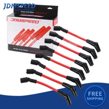 10.5 mm LSx LS1 LS2 LS3 LS6 LS7 High Heat Spark Plug Ignition Wires Set JDMSPEED