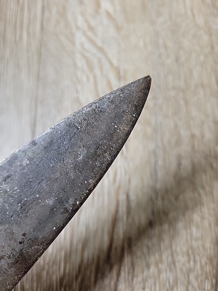 12" & 9.5" Antique Vintage Chef Knife Blade Carbon Steel Knives Lot of