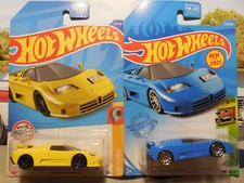 Hot Wheels '94 Bugatti EB110 SS LOT 2 EXOTICS TURBO LUXURY IMPORT FREE SHIP RARE