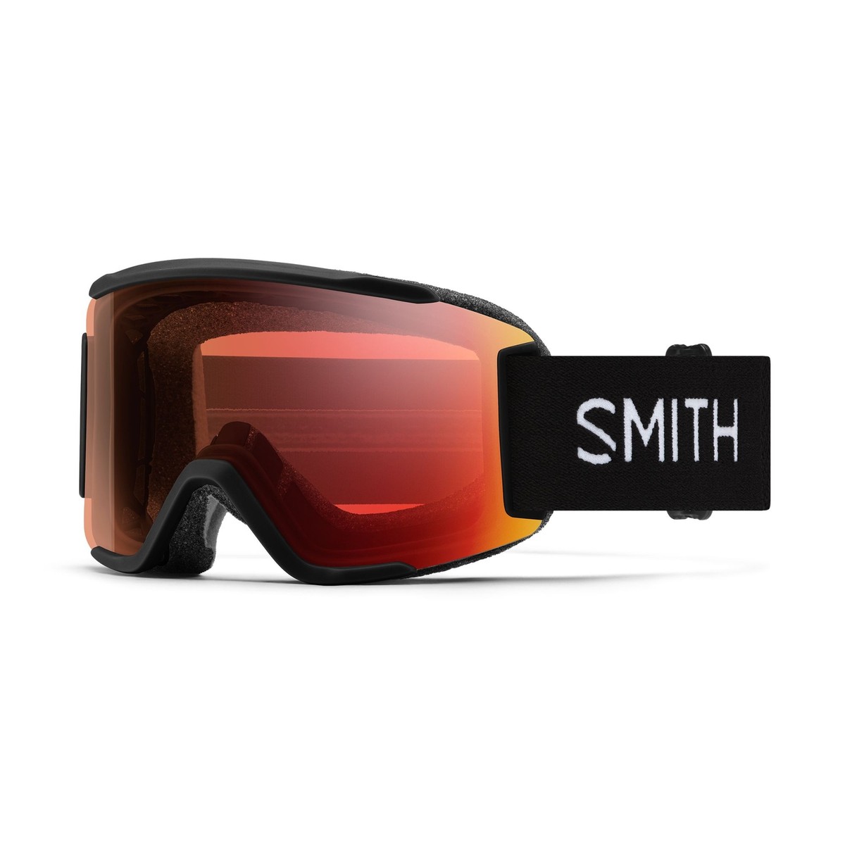 ◆SMITH SQUAD◆調光◆Photochromic Red Mirror◆ Smith Squad S Snow Goggles, Black Frame, ChromaPop Pro