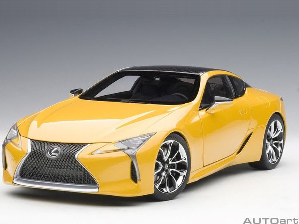 AUTOART 1 18 LEXUS LC500 METALIC YELLOW 78847 AUTOART 1 18 LEXUS LC500 METALIC YELLOW 78847