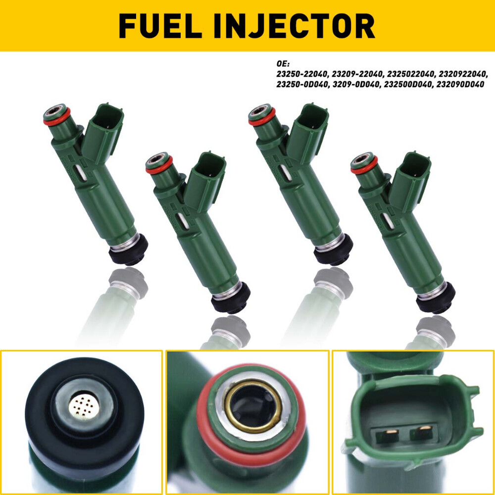 インジェクター2006 4PCS Fuel Injectors For Toyota Celica Corolla 1.8L 2000 2001 2002