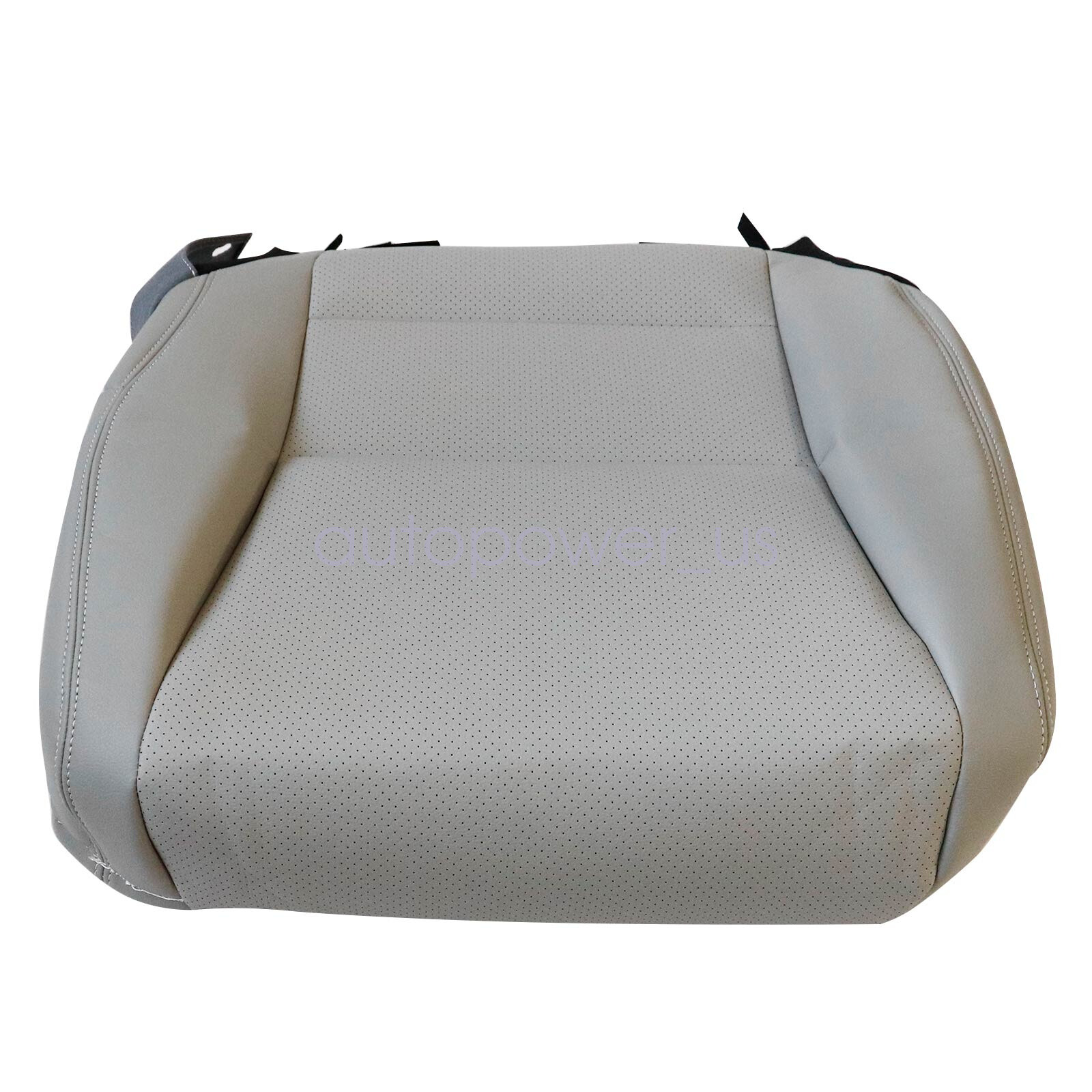 For 2013-2017 Honda Accord Front Side Bottom & Top Seat Cover Gray Perforated