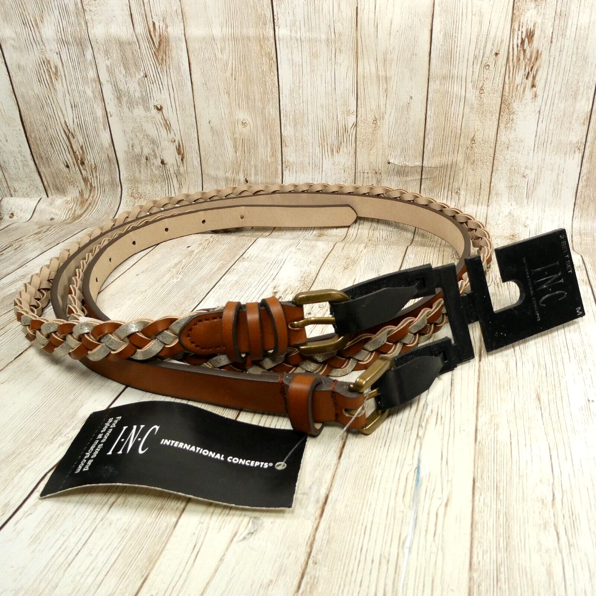 PIECES CEINTURE 17092949 ANA BLACK OU COGNAC EN CUIR BOUCLE GOLD