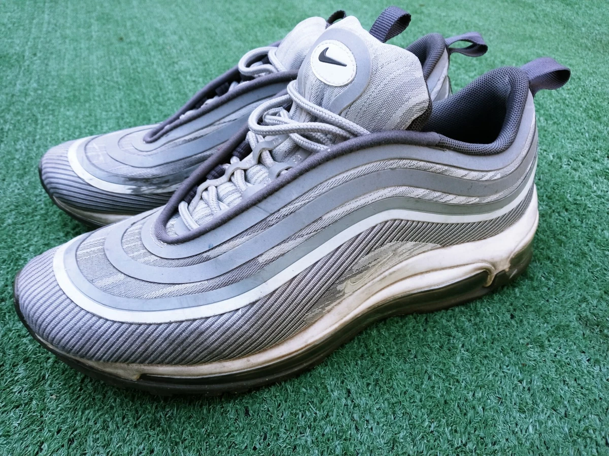 Centro de producción Surrey invierno Mens Used Nike Air Max 97 Ultra 17 Wolf Grey 2018 918356-007 size 8 | eBay