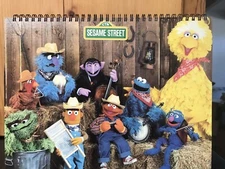 for the Sesame Street ‎COUNTRY fan /   ALBUM COVER NOTEBOOK ! BIG BIRD  muppets