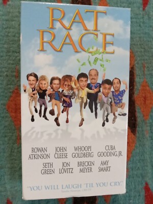 Rat Race VHS  Rowan Atkinson Cuba Gooding Jr John Cleese Seth Green Ex Rental
