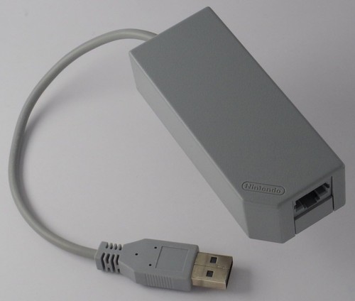 Nintendo Wii-only LAN adapter from Japan gray free shipping new - Picture 6 of 6