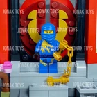 LEGO Ninjago Jay DX Custom Minifigure- Printed On LEGO, With Nunchucks!