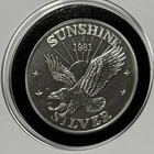 1981 Sunshine American Eagle Collect Rare Coin 1 Troy Oz .999 Fine Silver Round