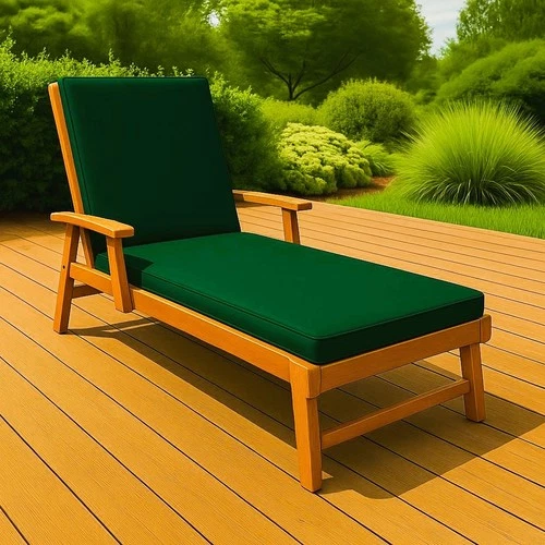 Outdoor Waterproof Recliner Deck Bed Sun Lounger Foldable Removable Zip Covers - Picture 1 of 45