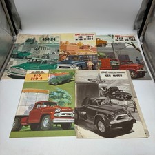 Lot 5 Vintage 1954-1958 Gmc Truck Sales Brochures 150 300 350 370 650 Pickup