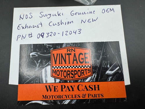 NOS Suzuki Genuine OEM Exhaust Cushion New Part # 09320-12043 - Picture 4 of 4