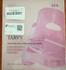Tarvy Rose Pink Collagen Jelly Gel Mask Moist...