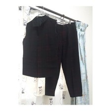 USED YOHJI YAMAMOTO UNIQUE VEST SET GOOD