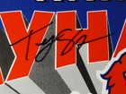 TYRAN STOKES AUTOGRAPHED KANSAS JAYHAWKS BASKETBALL LICENSE PLATE KU AUTO SIGNED — photo 2