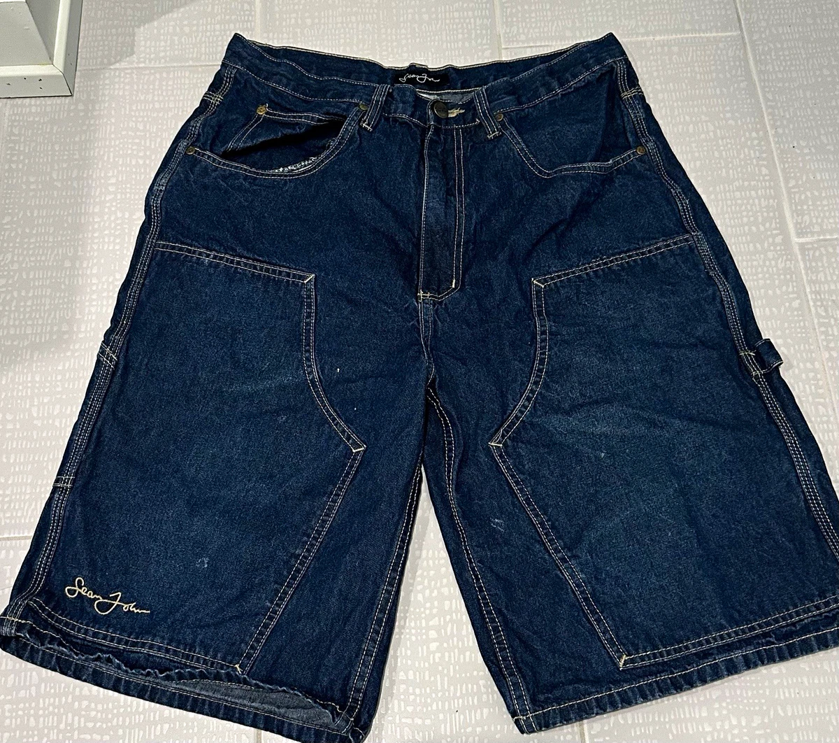 Sean John デニム ハーフパンツ 32インチ Sean John Cotton Regular 32 Size Shorts for Men for sale | eBay