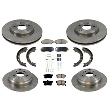 For Honda CR-V 2012-2016 All Wheel Drive  Brake Rotors Brake Pads & Shoes