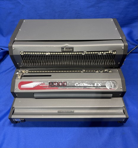 Akiles CoilMac-EX Electric Coil Binding Machine - Local - No Pedal - Powers On