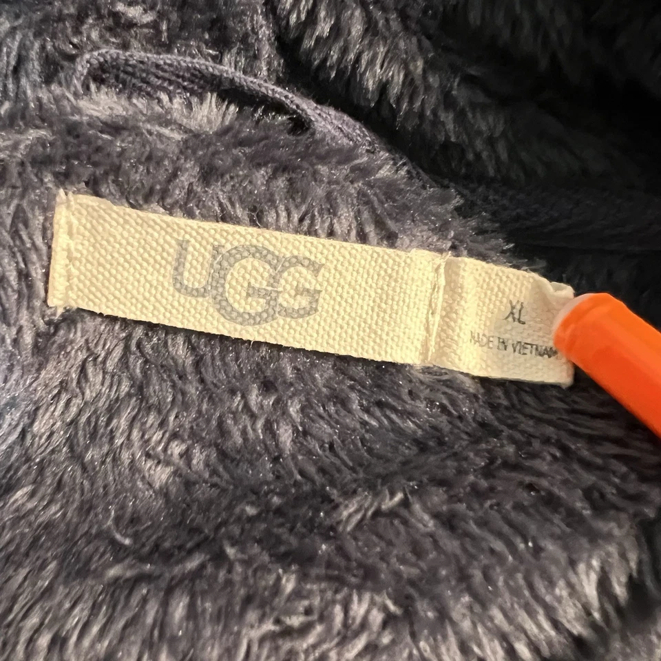 Chaqueta UGG para mujer talla XL peluche cremallera completa terciopelo cómodo polar suave Foto 4 de 4