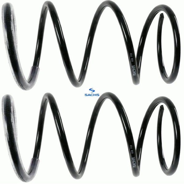 2X Fahrwerksfeder Sachs 998709 2 Federn Satz Federnsatz FüR Nissan-image