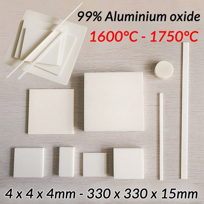 #ad 99% Alumin Aluminum Oxide Ceramic Square Plate Sheet High Temperature Resistance $365.98