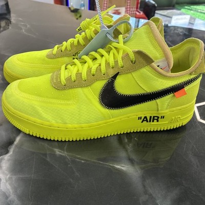 Nike Off-White x Air Force 1 Low the Ten Volt Size 10 Men s