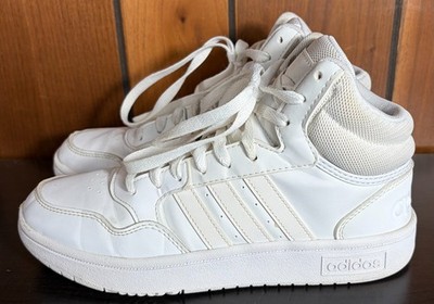 Adidas Hoops 3.0 Mid Sneakers White Womens Sz 7 -  GUC