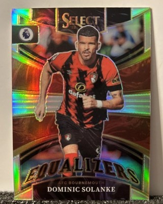 DOMINIC SOLANKE 2022-23 Panini Select EPL Equalizers SILVER Prizm Bournemouth