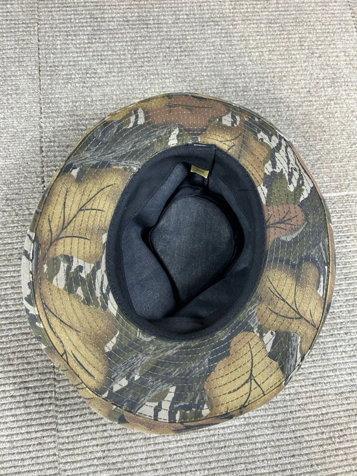 Vintage Men’s Hat Mossy Oak Fall Foliage Camo Size S USA Made Bucket Hat Boonie - Image 3 of 4