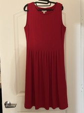 Talbots Red Sleeveless women’s dress Sz 14