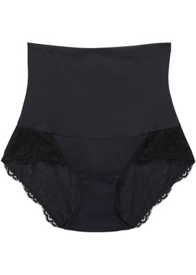 Damen Geschmückter Shape Taillenslip  mit mittlerer Formkraft Gr. 42 Schwarz Neu