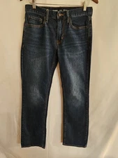 Old Navy Jeans Boot Cut Denim Mens Size 30 x 32 Dark Wash Built In Flex