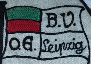 Alter Aufnäher/Sport/Turnen??/B.V.O.G. Leipzig/1920er Jahre