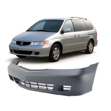 Primed Front Bumper Cover For 1999-2004 Honda Odyssey Ex Lx Ex-l Cargo Ho1000183