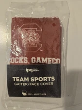 IPG Team Sports Gaiter Face Cover Adult OS South Carolina Gamecocks Garnet/White