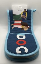 Joules Brown Sausage Dog Double Oven Glove ** Brand New **