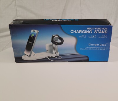 15W Wireless Charging Station 6 in 1 Multi-Function iPhone, Samsung, AirPods