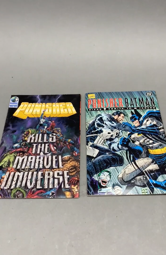 Punisher Kills the Marvel Universe First Printing & Marvel Punisher Batman