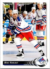 1992-93 Upper Deck - #448 Mike Hurlbut (RC)
