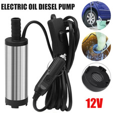 CAR DC 12V SUBMERSIBLE PUMP WATER OIL DIESEL FUEL TRANSFER CIGARETTE PLUG 38MM