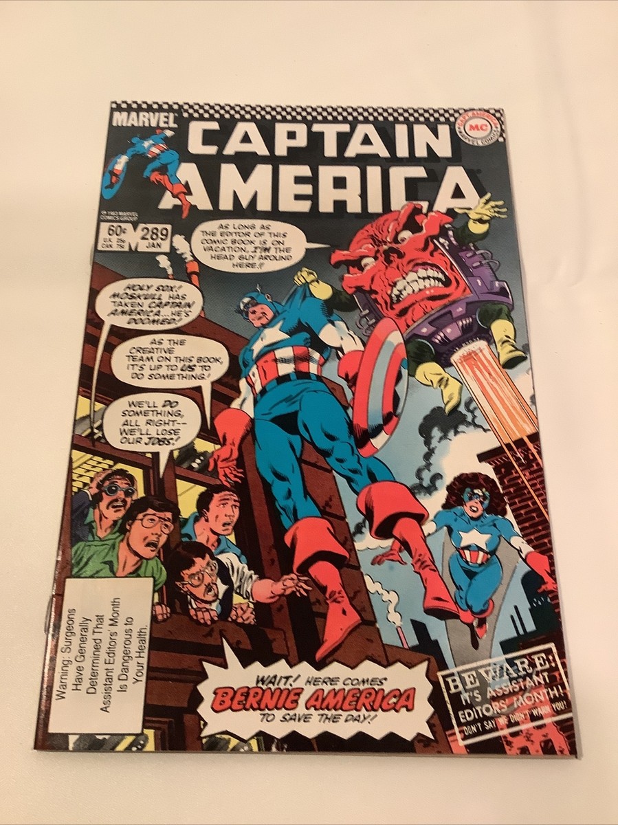 キャプテンアメリカ Marvel CAPTAIN AMERICA #289 Direct (Jan 1984) Mike Zeck J.M.
