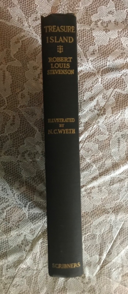 TREASURE ISLAND ROBERT LOUIS STEVENSON 1947 HARDCOVER WITH DUST